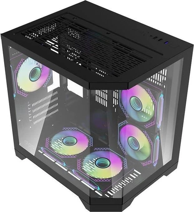 DarkFlash FT350 Black, Glasfenster