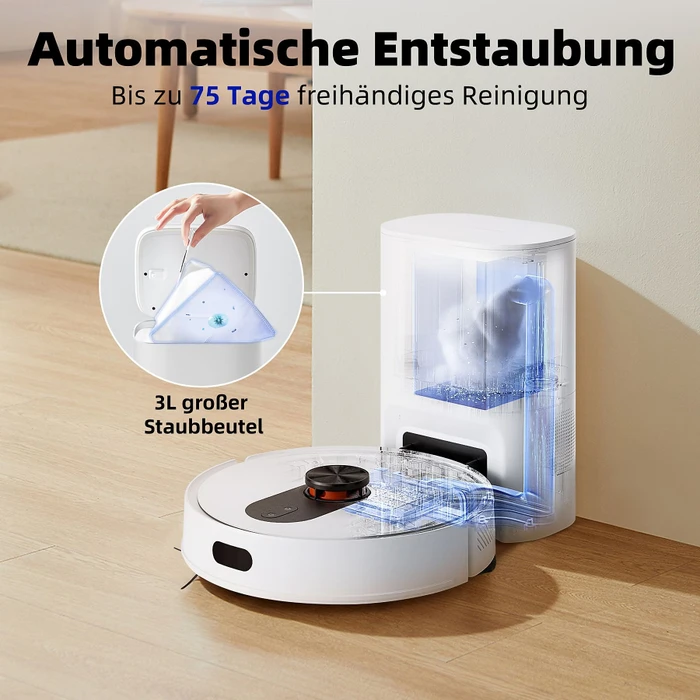 Xiaomi RoidMi Eve Rook Saug-/Wischroboter inkl. Absaugstation