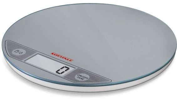 Soehnle Flip Slim Design digitale Küchenwaage silber