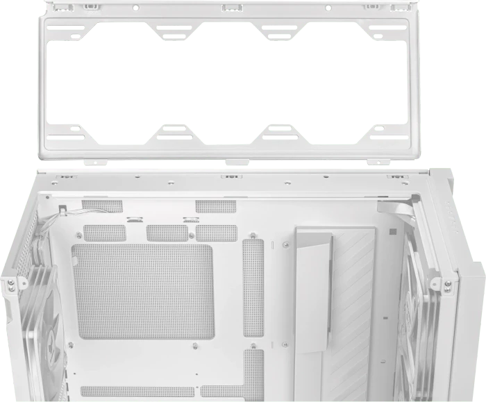 ASUS TUF Gaming GT302 ARGB, weiß, Glasfenster