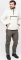 Brandit Teddyfleece Worker Hoodie weiß (Herren) Vorschaubild