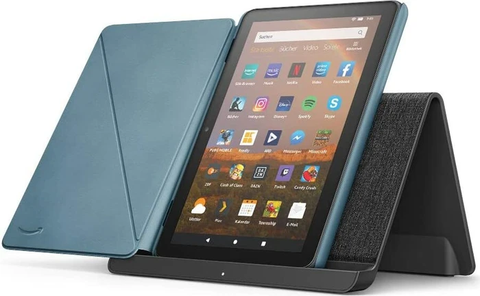 Angreat Kabelloses Ladedock, Tablet-Stand für Amazon Fire HD 8 Plus KFONWI