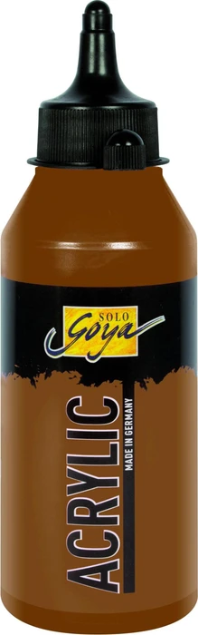 Kreul Solo Goya Acrylic Acrylfarbe, oxydbraun dunkel, 250ml