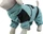 Trixie Bademantel und Hausoverall, S, 38cm, petrol (23852)