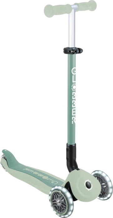 Globber Go Up Active Lights Ecologic Kickboard pistachio