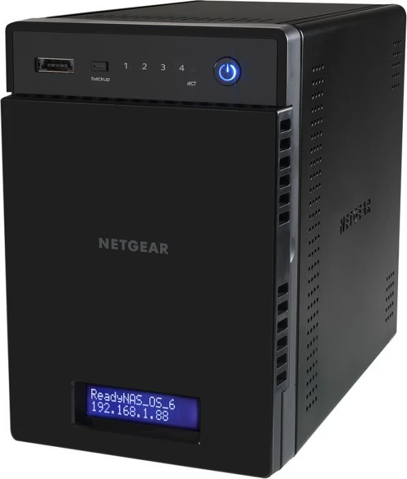 Netgear ReadyNAS 314 RN31400, 2GB RAM, 2x RJ-45 1000Base-T, 2x USB-A 3.0