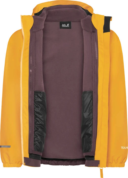 Jack Wolfskin Iceland 3in1 Funktionsjacke burly yellow JW (Junior)