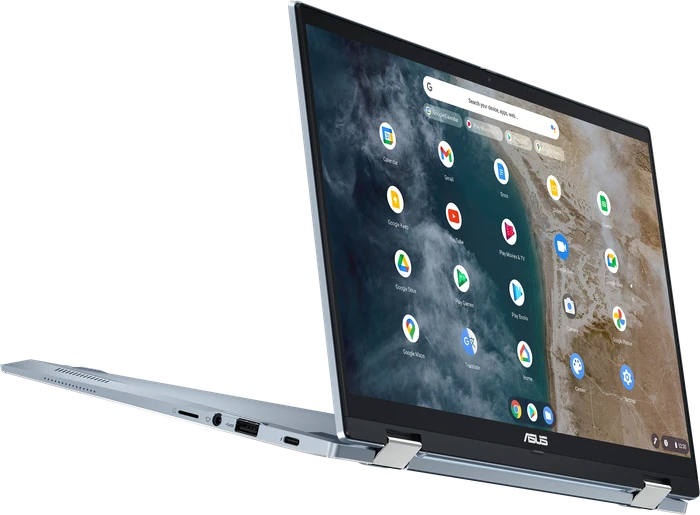 ASUS Chromebook Flip CX5 CX5400FMA-AI0077, AI Blue, Core i5-1130G7, 16GB RAM, 256GB SSD, DE