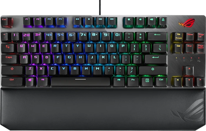 ASUS ROG Strix Scope NX TKL Deluxe, schwarz/grau, ROG NX RED, USB, US