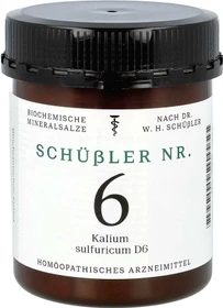 Apofaktur Schüßler Nr. 6 Kalium sulfuricum D6 Tabletten, 1000 Stück