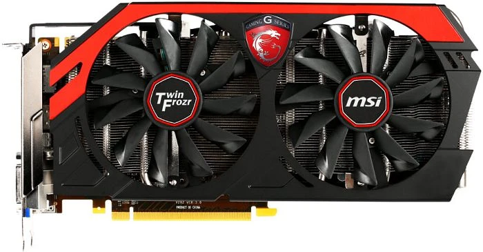 MSI GeForce GTX 760, N760 TF 2GD5/OC Twin Frozr Gaming, 2GB GDDR5, 2x DVI, HDMI, DP