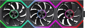 GameMax FN12A-N2 WL-R, schwarz, 120mm, 3er-Pack