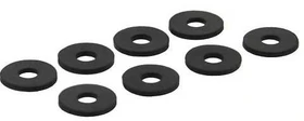 InLine Gummi Unterlegscheiben zur Festplatten-Entkopplung, schwarz