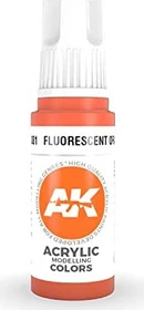 AK-Interactive 3rd Gen Acrylic Colors Acrylic Modelling Colors fluorescent orange, 17ml