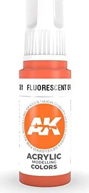 AK-Interactive 3rd Gen Acrylic Colors Acrylic Modelling Colors fluorescent orange, 17ml