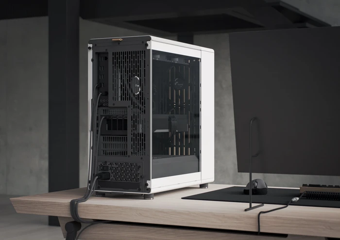 Fractal Design North Chalk White TG Clear, Glasfenster