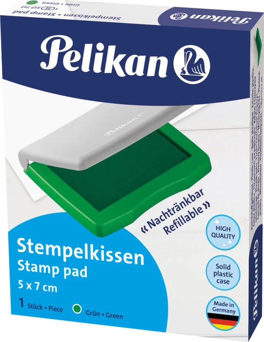 Pelikan 3E Kunststoffstempelkissen, 50x70mm, grün