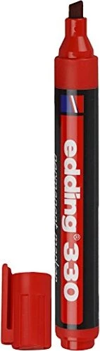 edding 330 Permanentmarker rot, 10er-Pack