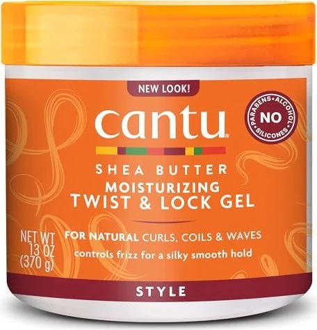 Cantu Shea Butter Natural Hair Moisturizing Twist & Lock Gel, 370g