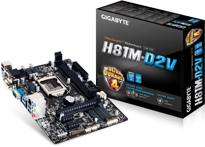 GIGABYTE GA-H81M-D2V (Intel 1150)