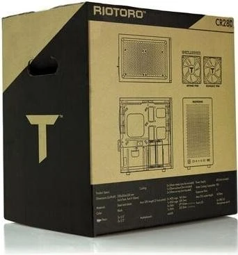 Riotoro CR280, Acrylfenster, Mini-ITX