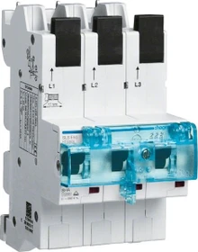 Hager SLS-Schalter 3 polig E-Charakteristik 50A für Sammelschiene QuickConnect