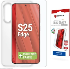 Displex Real Glass + Case für Samsung Galaxy S25 Edge