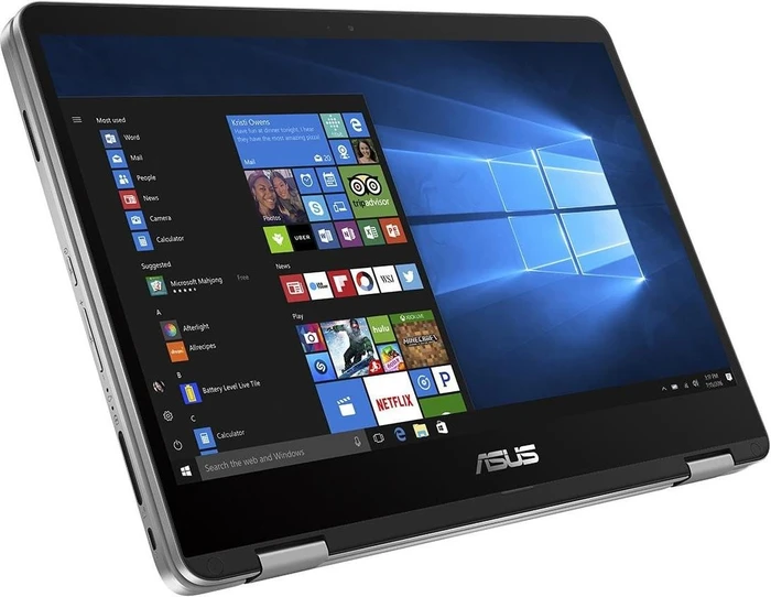 ASUS VivoBook Flip 14 TP401NA-EC004T, Light Grey, Pentium N4200, 8GB RAM, 256GB SSD, DE