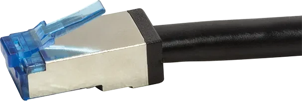 LogiLink Outdoor Patchkabel, Cat6a, S/FTP, RJ-45/RJ-45, 20m, schwarz