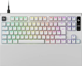 Logitech G PRO X2 TKL Rapid, weiß, KS-20 Magnetic Analog, USB, FR (920-014094)