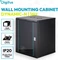 Digitus Dynamic-N Serie 19" Wandgehäuse 16HE, unmontiert, Sicherheitsglastür, IP2X, RAL 9005, 600mm tief Vorschaubild
