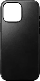 Nomad Modern Horween Leather Case für Apple iPhone 16 Pro Max schwarz