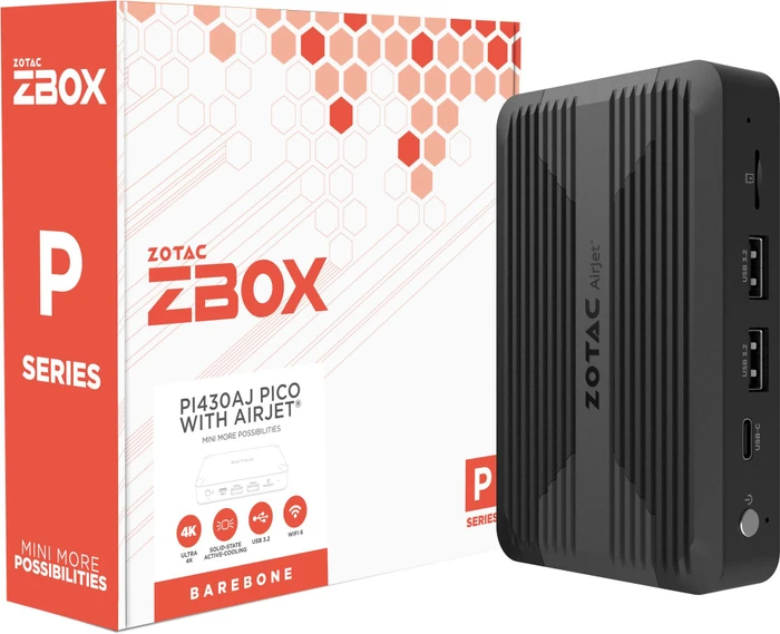 Zotac ZBOX PI430AJ pico with AirJet, Core i3-N300, 8GB RAM