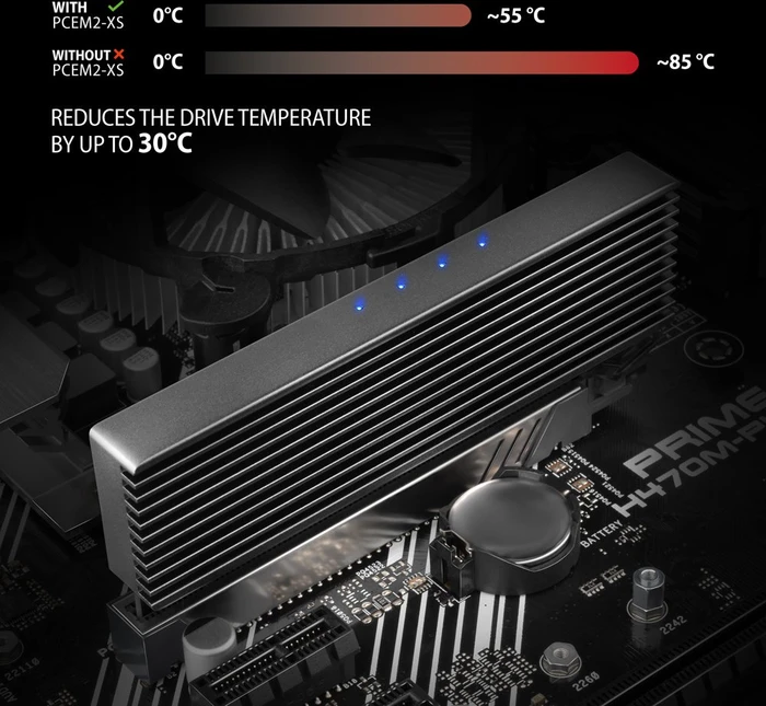 Axagon PCIe 3.0 x16 -> 1x M.2 Key M NVMe