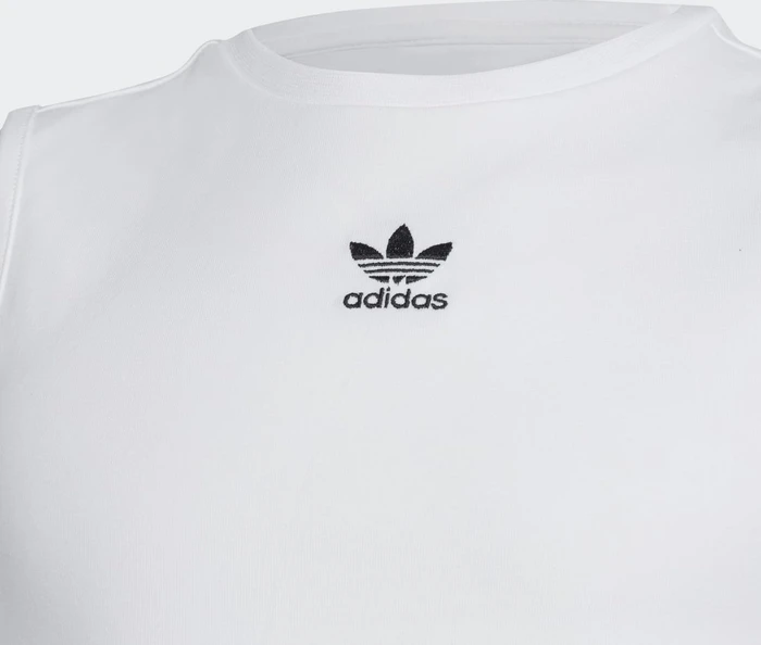 adidas Adicolor Crop Shirt ärmellos weiß (Junior)