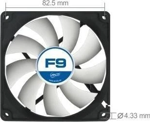 ARCTIC F9, 92mm, 5er-Pack