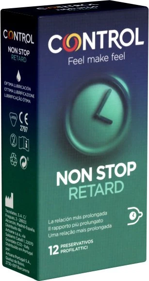 Control Non Stop Retard Kondome, 12 Stück