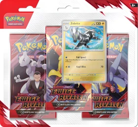 Pokémon - Karmesin & Purpur Ewige Rivalen Zebritz Booster 3-Pack