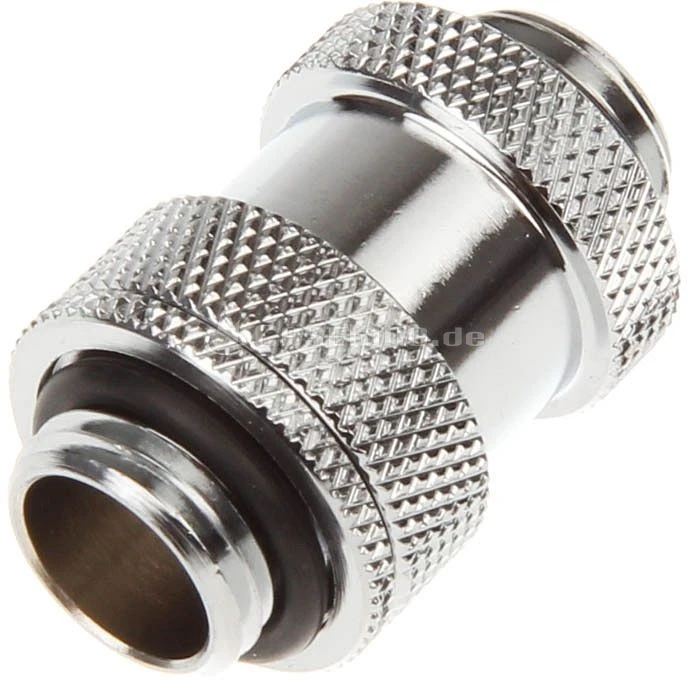 Bitspower G1/4" verstellbare Aquapipe II [22-31mm] glänzend silber
