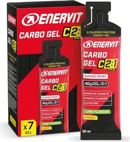 Enervit C2:1 Pro Carbo Gel Lime 420ml (7x 60ml)
