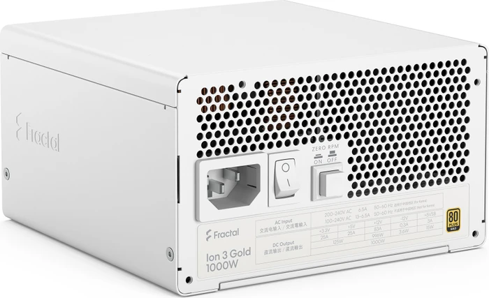 Fractal Design Ion 3 Gold weiß 1000W, ATX 3.1