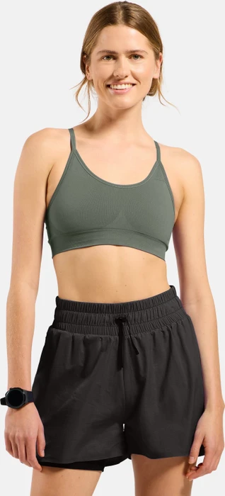 Odlo Seamless Soft Reversible Sport-BH shadow/grey melange (Damen)