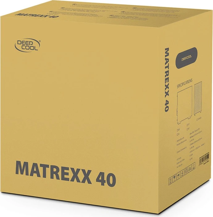 DeepCool Matrexx 40 3FS, Glasfenster