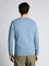 Tom Tailor Strickpullover mit V-Ausschnitt aus Baumwolle Strickpullover mountain spring blue melange (Herren) Vorschaubild