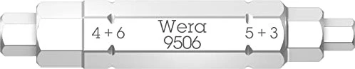 Wera 9506 SB 4in1 Innensechskant Bit 1/4", 3/4/5/6x37mm, 1 Stück