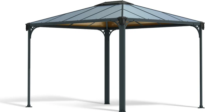 Palram Canopia Martinique Gazebo 3600 Pavillon grau (705231)