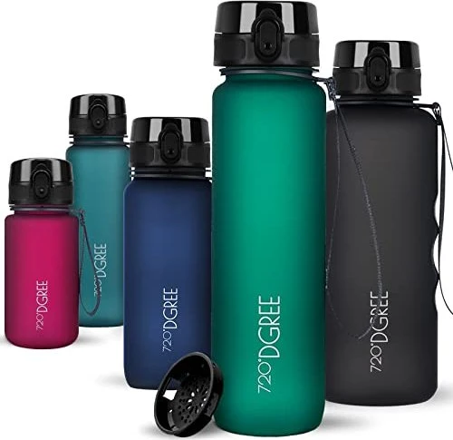 720°DGREE uberBottle softTouch Trinkflasche 1l emerald green