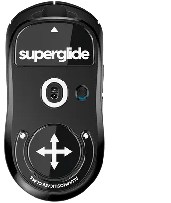 Pulsar Gaming Gears Superglide (Type-S) für Logitech G Pro X Superlight, Mausgleiter, schwarz