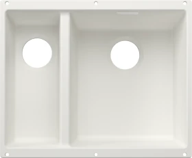 Blanco Subline 340/160-U Unterbau Becken rechts weiß