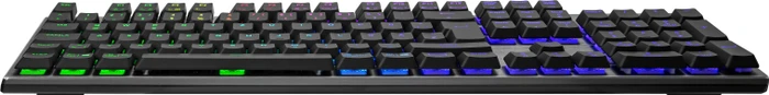 Cooler Master SK652, grau/schwarz, LEDs RGB, TTC LOW PROFILE RGB RED, USB, DE